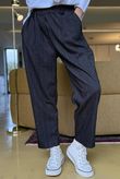 Wall Street Stretch Herringbone City Pant Black /40 =